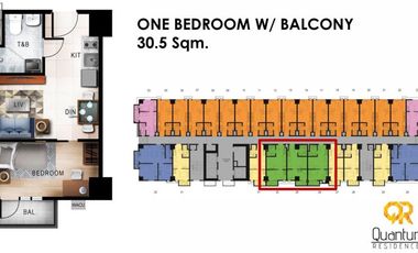 1 Bedroom For Sale in Quantum Residences Taft Avenue