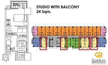 1 Bedroom For Sale in Quantum Residences Taft Avenue