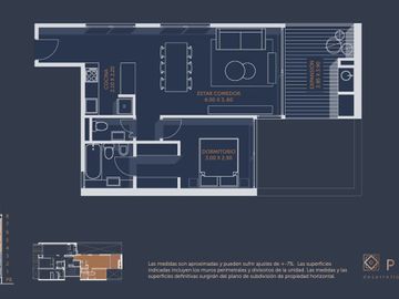Departamento de 2 ambientes en Venta en Palermo