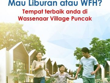 Rumah Villa Tempat WFH Terbaik Hanya 500Jt di Puncak Cipanas Cianjur