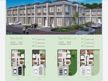 Cluster carlton Millenium city siap huni free ppn dekat stasiun parung panjang