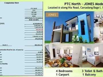 4BR 3TB JONES SD RFO PTC NORTH NEAR ROBINSONS IMUS CAVITE