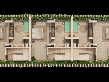 Town Houses de lujo en venta en Tulum