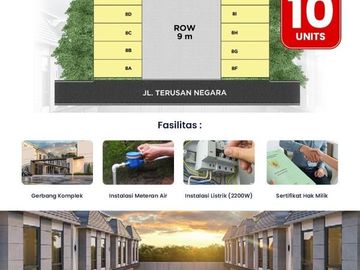 Villa di Komplek De Wahidin Villas ( Jl. Terusan Negara )