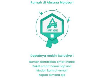 Rumah Syariah Smarthome Murah garansi 10 tahun Mojosari