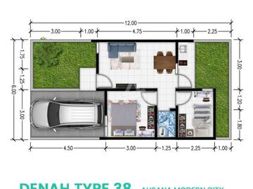Rumah Syariah Smarthome Murah garansi 10 tahun Mojosari