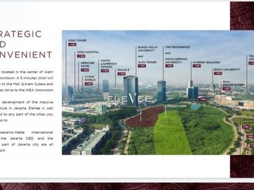 Elevee Apartemen Hijau Semi Furnished dengan Forest Park harga Early Bird