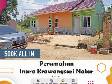 Rumah subsidi angsuran Free di Natar