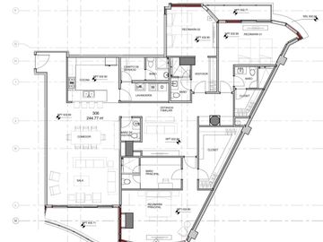 Venta departamento 265 m2 en LA NUBE Arboleda