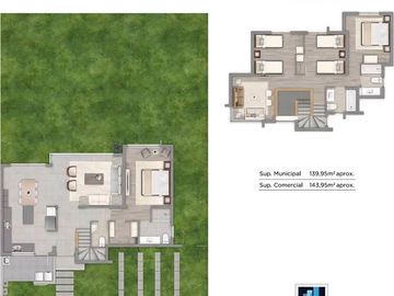 Casa en arriendo 4D/4B Chamisero Colina