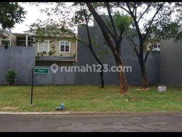 KAVLING GADING SERPONG TRIMEZIA HOEK KULDESAK JARANG ADA LUAS 180
