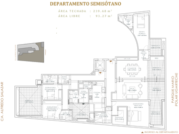 ¡ESTRENO! DEPARTAMENTO CON TERRAZA EN VENTA ACCESO PARQUE PRIVADO SAN ISIDRO