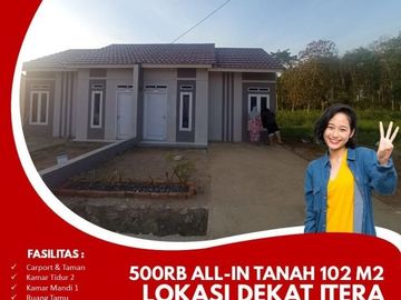 Tanpa DP! Subsidi Dekat Kampus ITERA #01