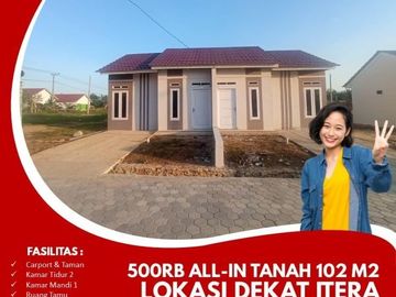 Tanpa DP! Subsidi Dekat Kampus ITERA #01