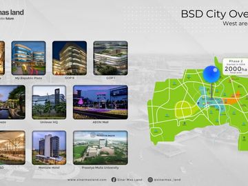 Kavling Komersial Digital Hub Lokasi Bebas Banjir di BSD City
