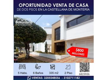 VENTA DE CASA DE DOS PISOS EN LA CASTELLANA DE MONTERA