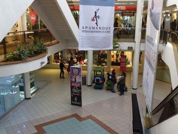 Gran Vitrina en Apumanque , mejor acceso peatonal con100m2