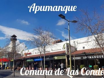Gran Vitrina en Apumanque , mejor acceso peatonal con100m2