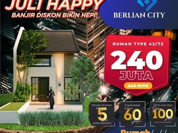 Proses Cepat, Dp Rumah Murah Di Dekat Surabaya Sidoarjo, Berlian City