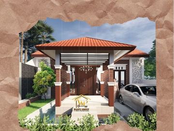 RUMAH SIAP BANGUN DENGAN KONSEP LIMASAN CLASSIC DI DEKAT RATU BOKO