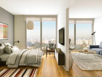 Moderno apartamento de 2 dormitorios con balcón en Centro, Montevideo