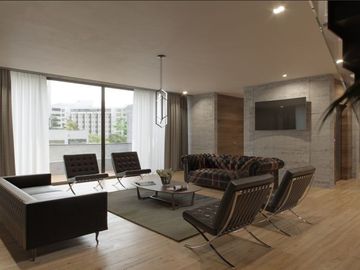Apartamento con balcón, terraza y cuarto de servicio, en Polanco venta CDMX