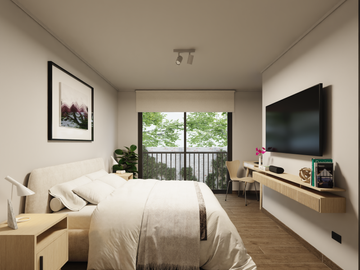 PENTHOUSE con roof top en venta de 1 dorm. en Providencia