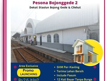 Tanah Kavling Dekat Stasiun Bojonggede