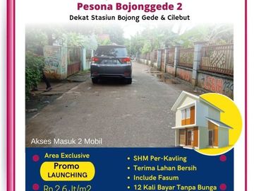 Tanah Kavling Dekat Stasiun Bojonggede