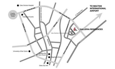 Studio Condo in Galleria Residences Cebu w/ 2.5% Discount