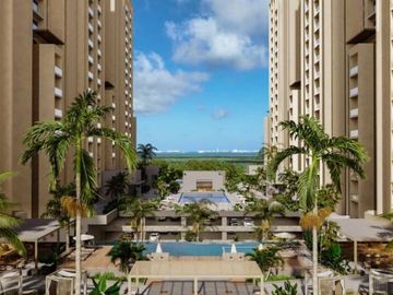 Condominio con terraza, jacuzzi, alberca, cone, coworking, en venta Cancun