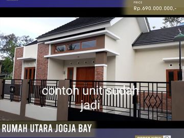 DIJUAL RUMAH BARU UTARA JOGJA BAY DEKAT UNRIYO, SD MODEL, BUDIMULIA