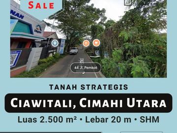 TANAH STRATEGIS CIAWITALI CIMAHI UTARA DEPAN KANTOR DINAS
