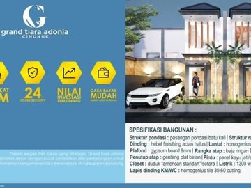 PROMO Launching Rumah 2LT Hanya 600Jtan di Bandung Timur Cinunuk Cibolerang Cileunyi