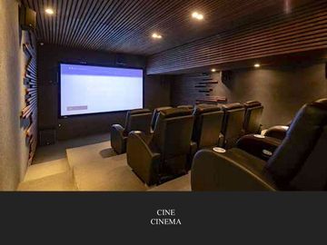 Departamento con doble altura, sky pool, cine, room service, cafeteria, spa, clu