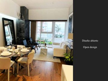 Departamento con doble altura, sky pool, cine, room service, cafeteria, spa, clu