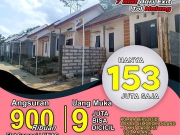 rumah subsidi murah area kedungrejo dekat exit tol sawojajar