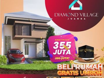 Terlaris, WA 0823-3511-----, Rumah Dekat Merr Surabaya Hanya 300 Juta-an, Diamond Village Juanda