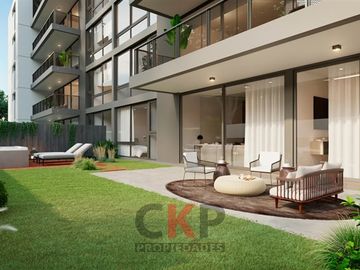 Jardin Privado/ 3D / Cercano Metro Villa Frei