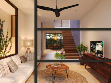 Casa en preventa tipo TH en Chicxulub Puerto a 60 metros del mar