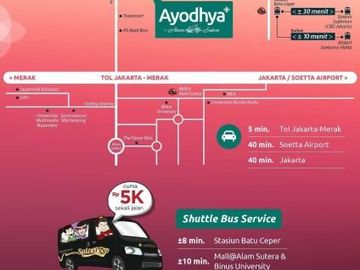 Ruko Ayodhya Square Siap Pakai di Tangerang