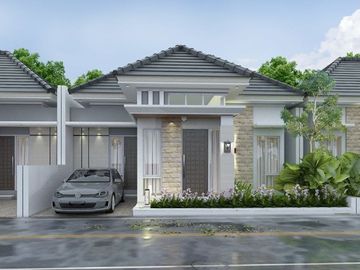 Rumah modern siap bangun dalam perumahan di jln Besi-Jangkang