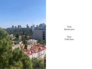 Departamento con 3 balcones, zona flexible, alberca en rooftop, parque central