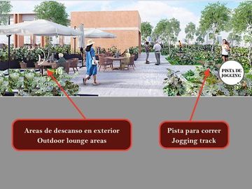 Departamento con 3 balcones, zona flexible, alberca en rooftop, parque central