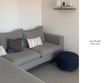 Departamento con 3 balcones, zona flexible, alberca en rooftop, parque central