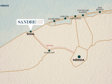 Departamento en venta en Yucatán, Sandre, Sisal ( PENT HOUSE)