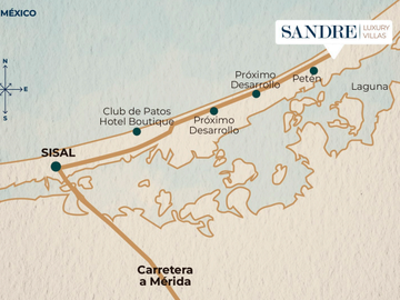 Departamento en venta en Yucatán, Sandre, Sisal ( PENT HOUSE)