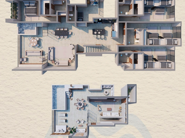 Departamento en venta en Yucatán, Sandre, Sisal ( PENT HOUSE)