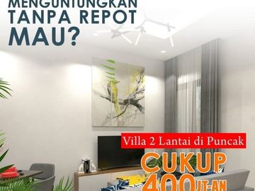 AWAS Kehabisan Rumah Vila 2LT di Puncak Cipanas Cugenang 415Jt Furnish