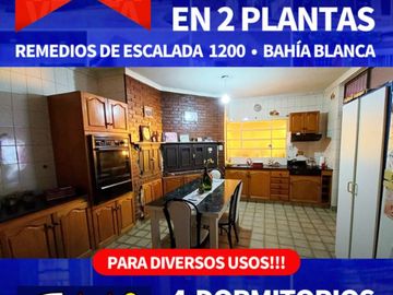Casa muy cómoda y luminosa de 4 dormitorios con patio verde y quincho en PH